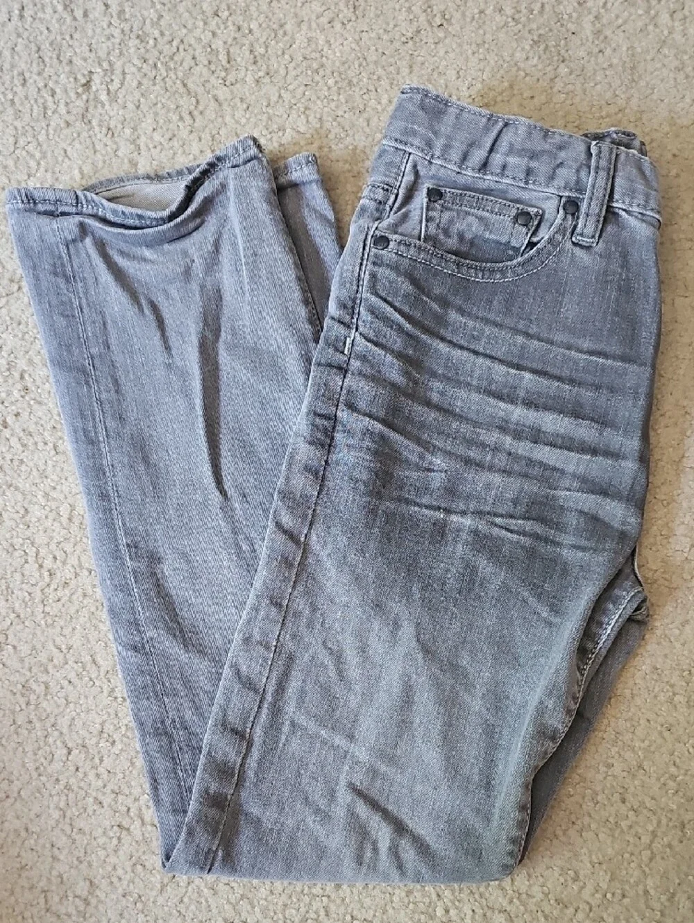 GAP Kids Light Gray Washed Jeans